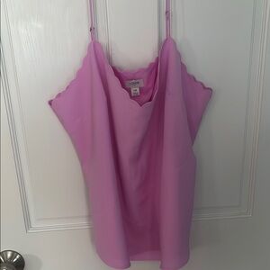 J. Crew Pink Sleeveless Relaxed Camisole